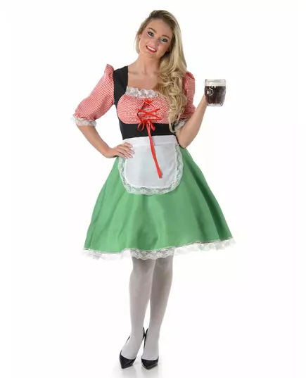 Meerkleurige dirndl jurk voor vrouwen, Maat: Medium