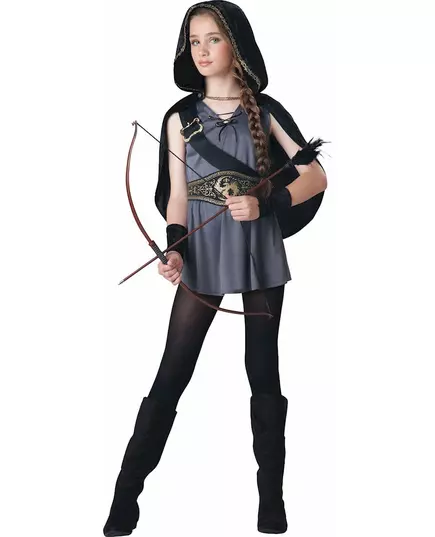Déguisement chasseresse pour fille - Premium, Taille: 8–10 ans (132–140 cm)