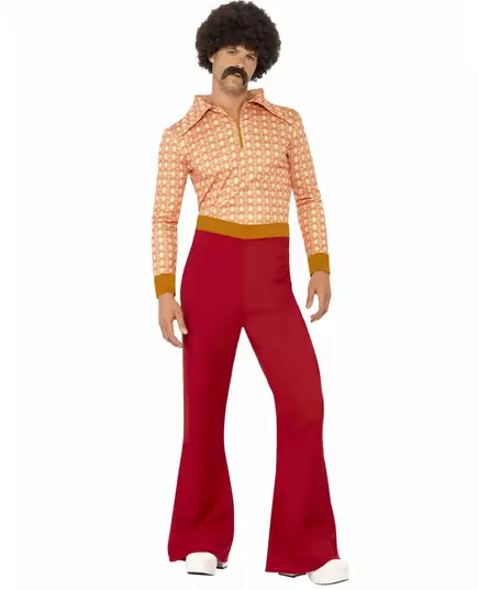 Déguisement chic années 70 homme, Taille: Large