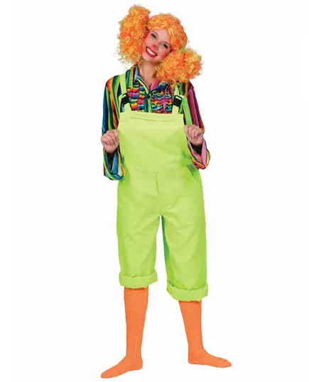 Déguisement combinaison verte fluo adulte, Taille: X-Large