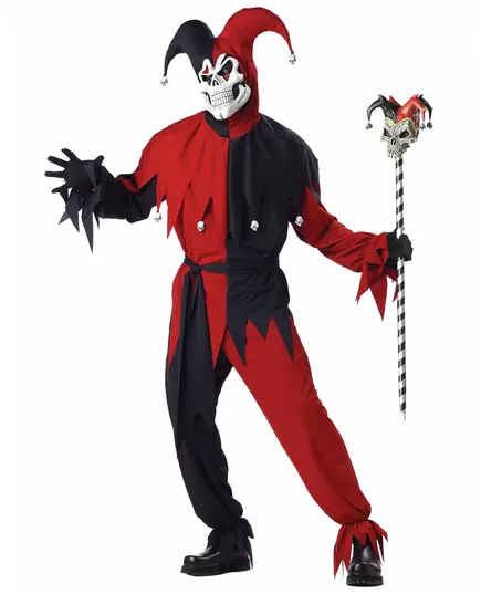 Déguisement Joker Fou pour adulte, Taille: XX-Large