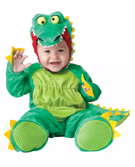 Kleine dinosaurus kostuum voor baby's - Klassiek, Maat: 6–12 maanden (66–74 cm)