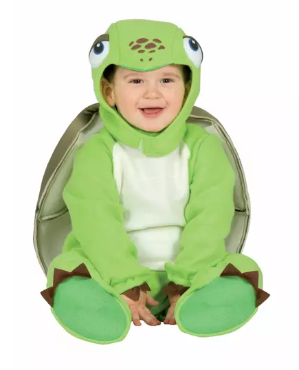 Schildpad baby kostuum, Maat: 12–18 maanden (82–88 cm)