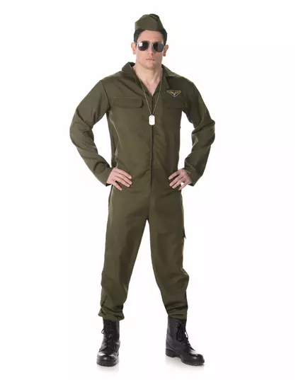 Vliegpiloot outfit voor mannen, Maat: Large