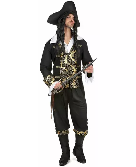 Déguisement pirate à motif homme, Taille: X-Large