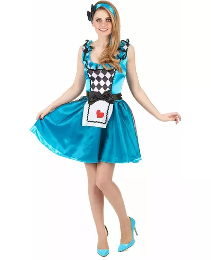 Wonderland outfit voor dames, Maat: Medium