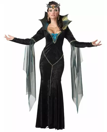 Déguisement Sorcière méchante adulte, Taille: Large (42/44)