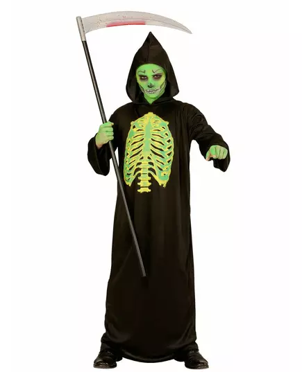 Déguisement squelette éventré enfant Halloween, Taille: 8–10 ans (140 cm)