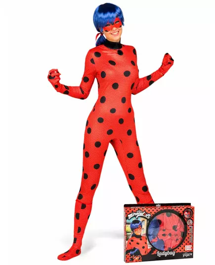Déguisement complet Ladybug Miraculous™ adulte, Taille: Small