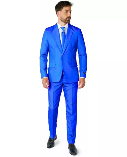 Costume Mr. Solid bleu homme Suitmeister™, Taille: Large (EU 52–54)