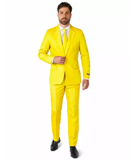 Mr. Solid geel Suitmeister™ kostuum voor mannen, Maat: XX-Large (EU 60–62)