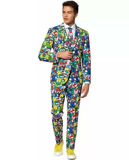 Costume Mr. Super Mario™ adulte Opposuits™, Taille: Large/X-Large (EU 56)