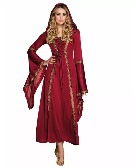Déguisement dame rouge femme, Taille: Medium/Large