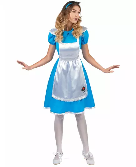 Alice kostuum voor dames, Maat: X-Large