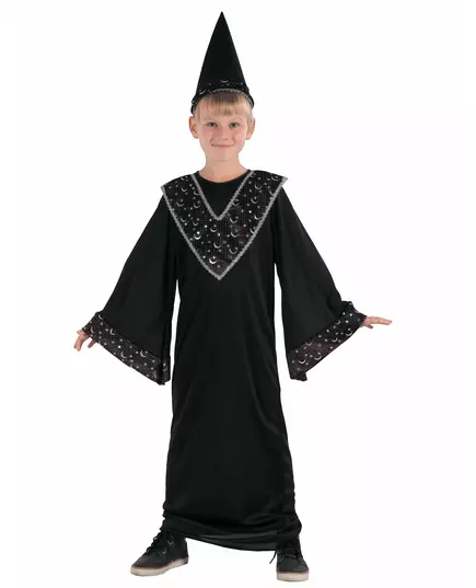Tovenaar leerling kostuum voor kinderen, Maat: 10–12 jaar (130–140 cm)