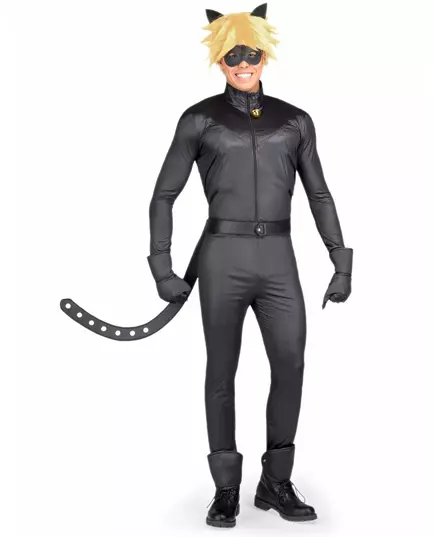 Coffret déguisement Chat Noir Miraculous™ adulte, Taille: Medium/Large