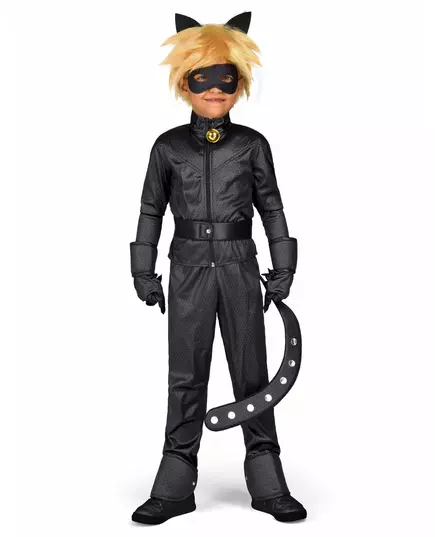 Déguisement complet Chat Noir Miraculous™ enfant, Taille: 4–5 ans (S)