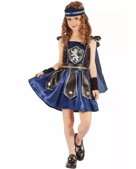 Déguisement chevalier lion royale fille, Taille: 13–14 ans (140–152 cm)