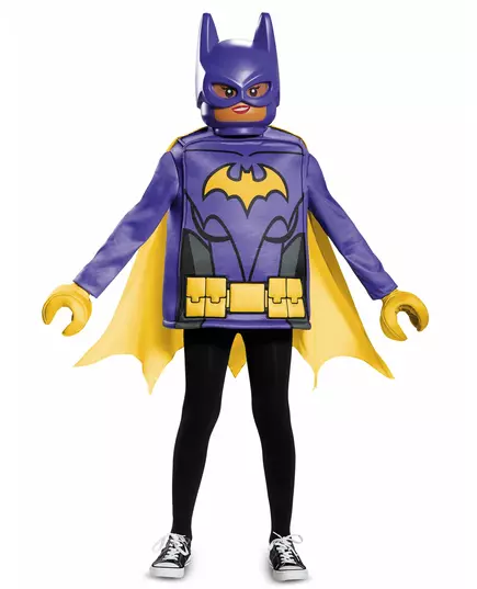 Klassiek LEGO movie® Batgirl™ kostuum voor kinderen, Maat: 5–6 jaar (109–126 cm)