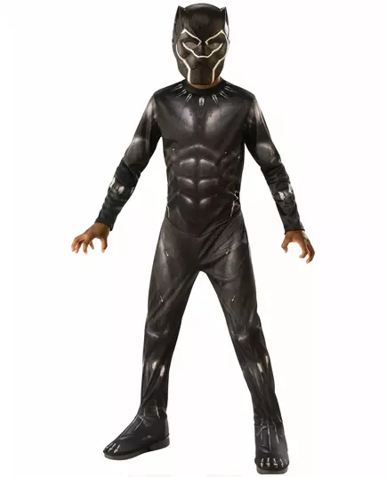 Déguisement classique Black Panther Infinity War™ garçon, Taille: 5–6 ans (110 à 116 cm)