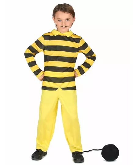 Déguisement Dalton enfant - Lucky Luke™, Taille: 7–9 ans (120–130 cm)