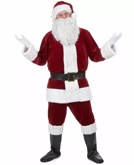 Super deluxe kerstman kostuum voor volwassenen, Maat: XX-Large