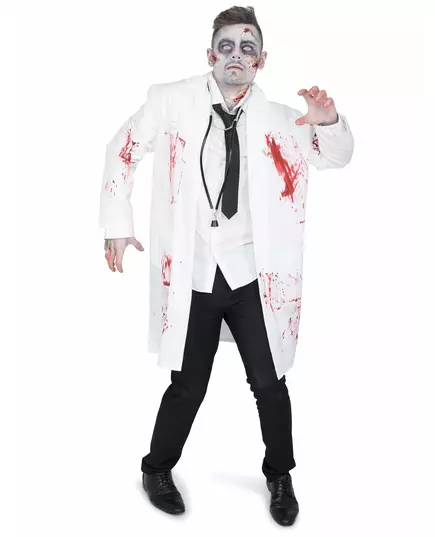 Zombie dokter kostuum voor mannen, Maat: Large