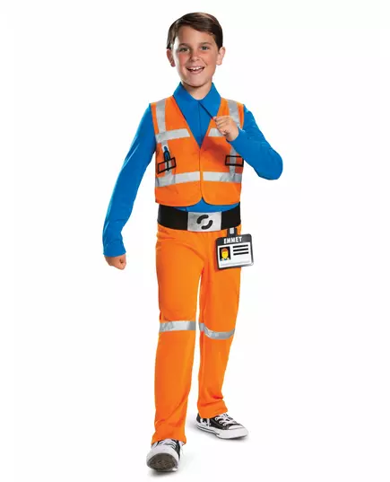 Déguisement Emmet La grande aventure Lego 2™, Taille: 5–6 ans(109–126 cm))