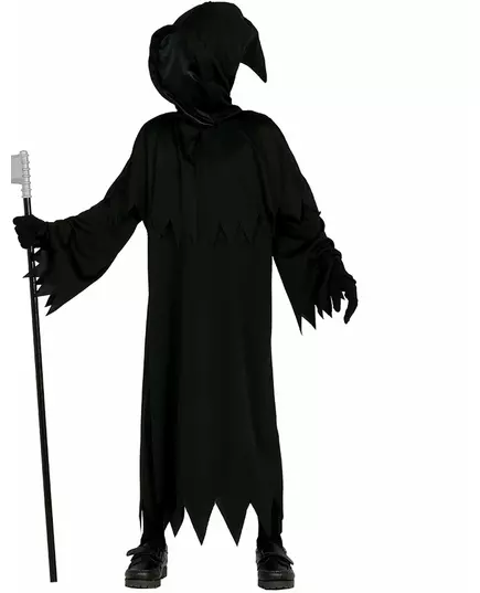 Déguisement faucheuse de l'obscurité enfant Halloween, Taille: 9 ans (125–135 cm)