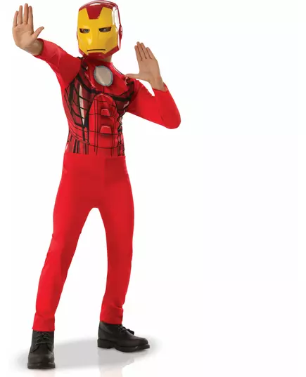 Déguisement classique Iron Man™ garçon, Taille: 5–6 ans (110 à 116 cm)