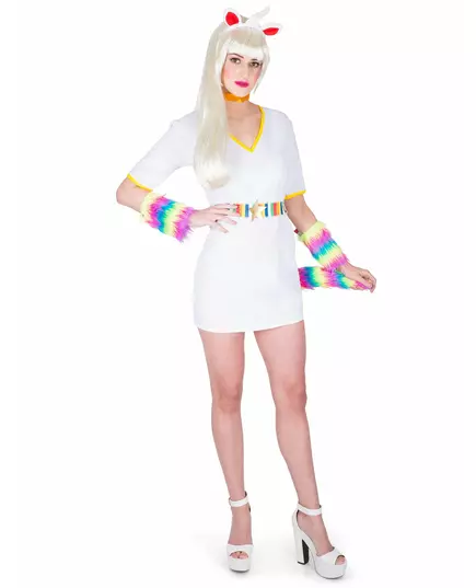 Déguisement Licorne mythique femme, Taille: Large