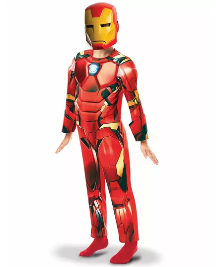 Déguisement luxe Iron Man™ série animée garçon, Taille: 5–6 ans (110 à 116 cm)
