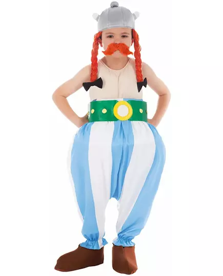Asterix en Obelix™ Obelix kostuum voor kinderen, Maat: 11–12 jaar (152 cm)