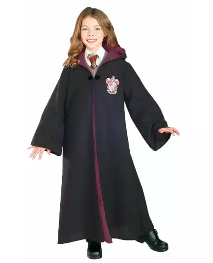 Luxe Harry Potter™ Griffoendor gewaad voor kinderen, Maat: 5–6 jaar (110 tot 116 cm)