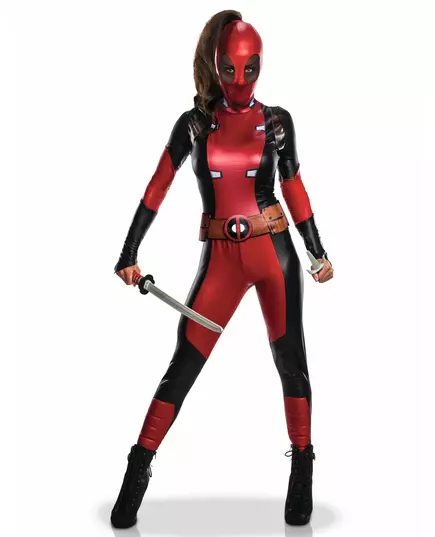 Déguisement sexy Lady Deadpool™ femme, Taille: Medium