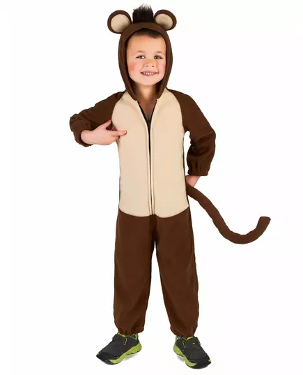 Déguisement Singe avec queue Enfant, Taille: 7–9 ans (M)