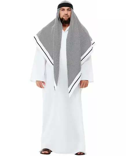 Déguisement cheikh blanc luxe adulte, Taille: Medium