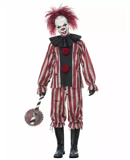 Déguisement clown démoniaque luxe adulte, Taille: XX-Large