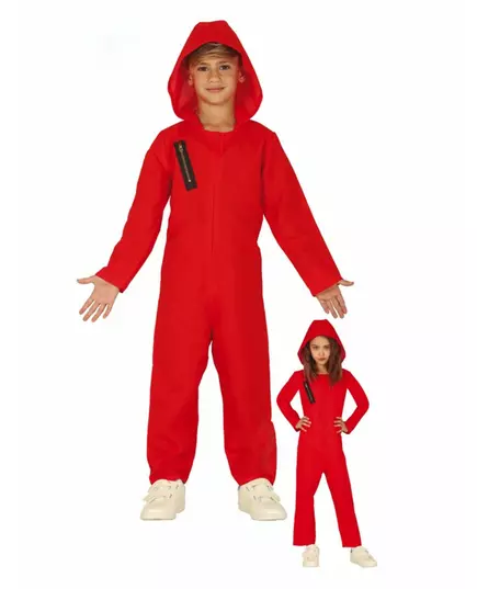 Rood overvaller pak voor kinderen, Maat: 10–12 jaar (142–148 cm)