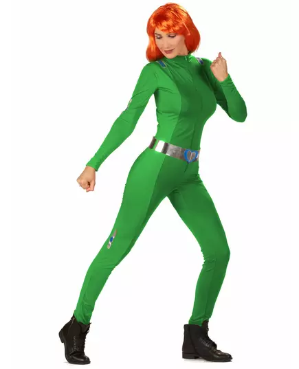 Déguisement Totally Spies™ vert Sam femme, Taille: XS