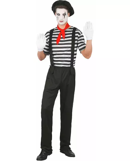 Déguisement mime Homme, Taille: X-Large