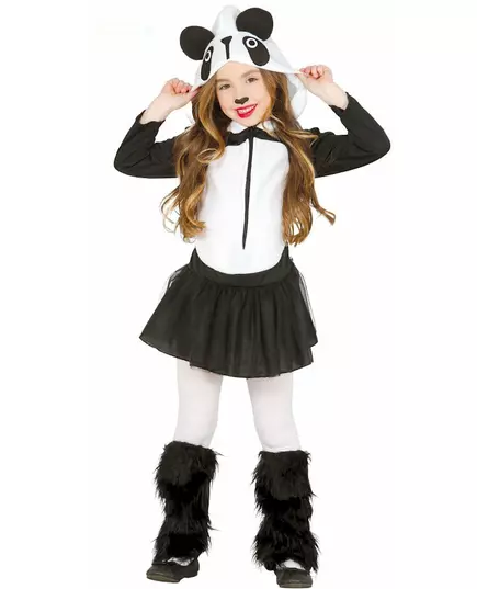 Déguisement panda tutu fille, Taille: 5–6 ans (110–115 cm)