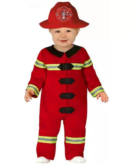 Déguisement petit pompier bébé, Taille: 24–36 mois
