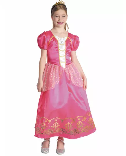 Déguisement princesse rose fille, Taille: 10–12 ans (130–140 cm)
