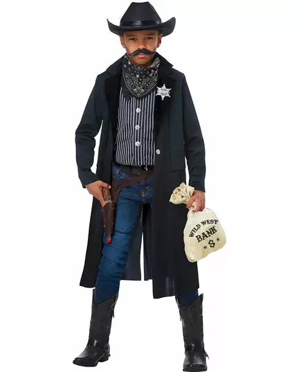 Sheriffkostuum voor kinderen, Maat: 6–8 jaar (134 cm)
