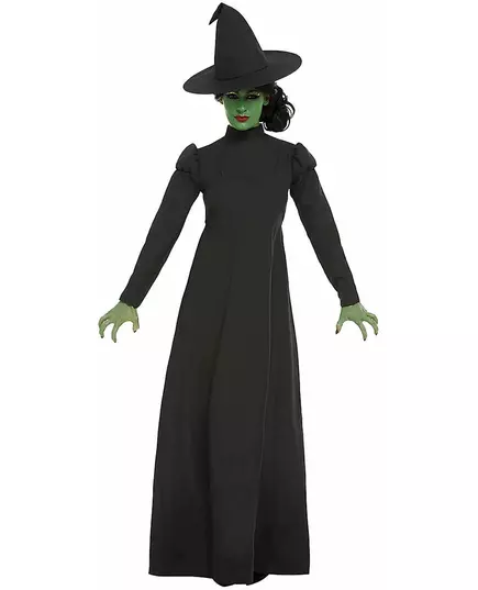 Déguisement sorcière noire femme, Taille: Small