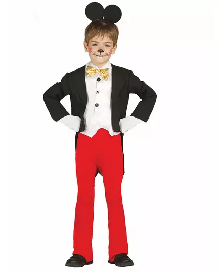 Déguisement souris garçon, Taille: 5–6 ans (110–115 cm)