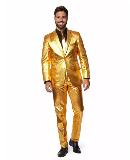 Costume Mr. Groovy Gold homme Opposuits™, Taille: Large (EU 52–54)
