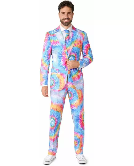 Costume Mr. Tie-Dye adulte Opposuits™, Taille: Medium (EU 48–50)