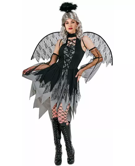 Gothic engeltjesvermomming dames, Maat: X-Small